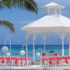 Beach gazebo wedding venue at Majestic Elegance Punta Cana