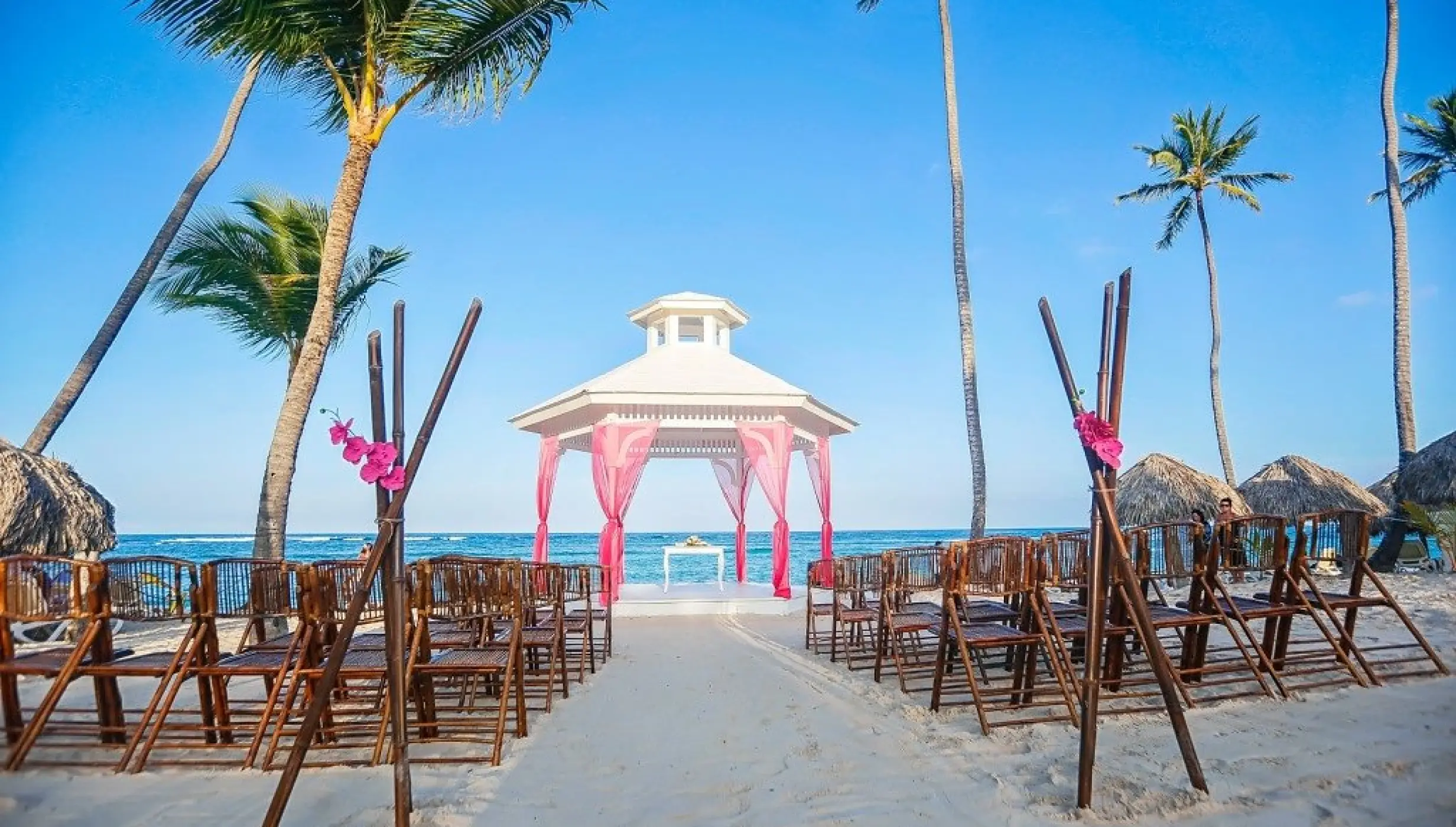 Beach gazebo at Majestic Elegance Punta Cana