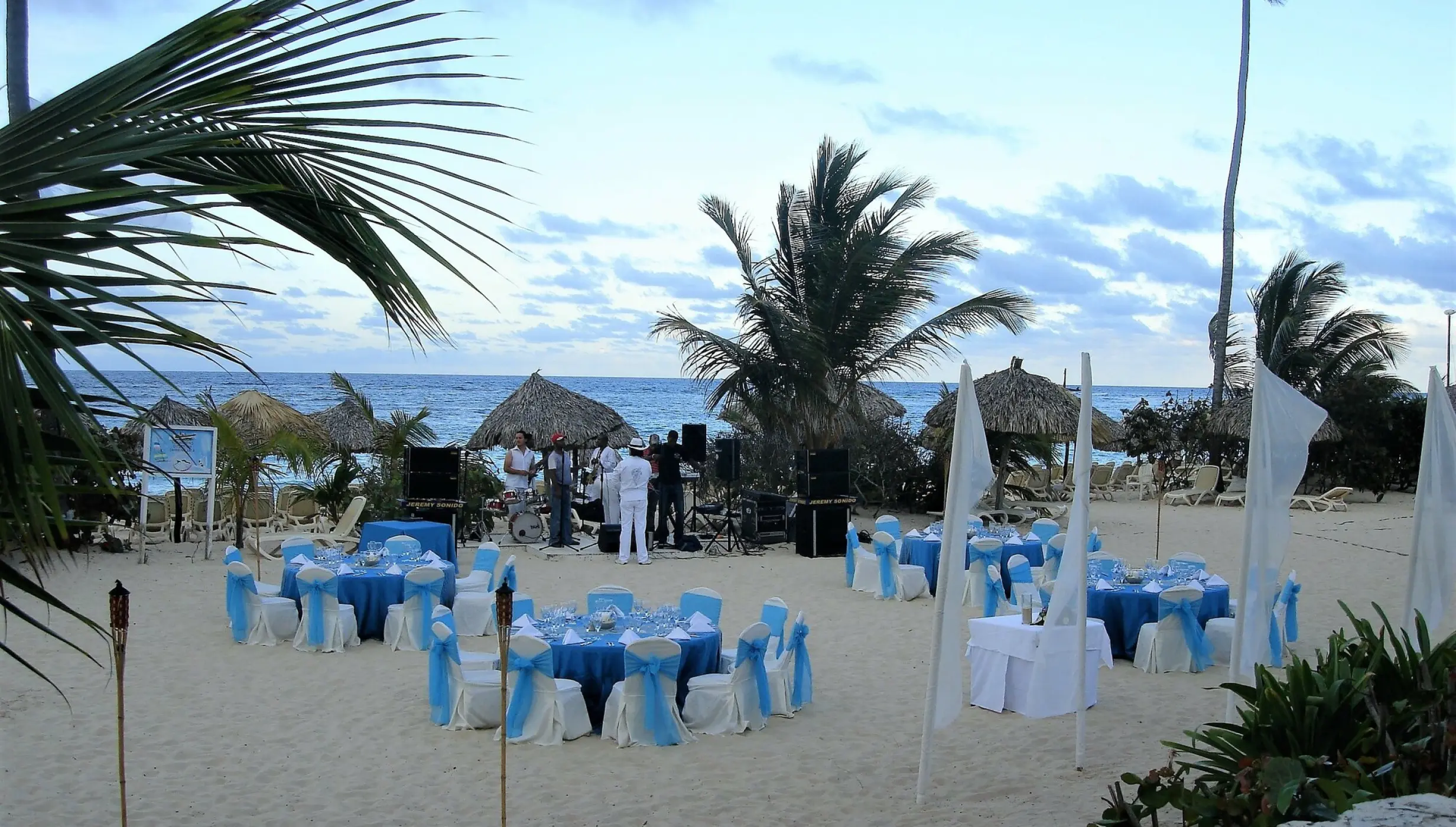 Beach wedding venue at Majestic Elegance Punta Cana