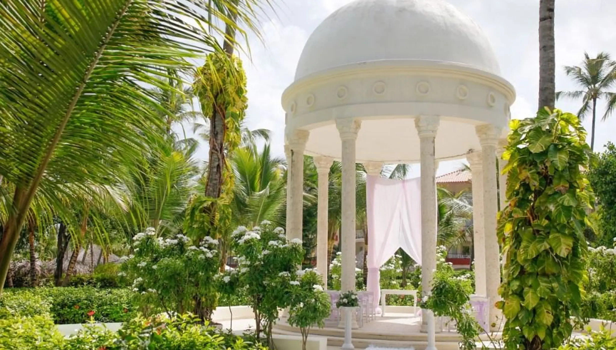 Garden gazebo at Majestic Elegance Punta Cana