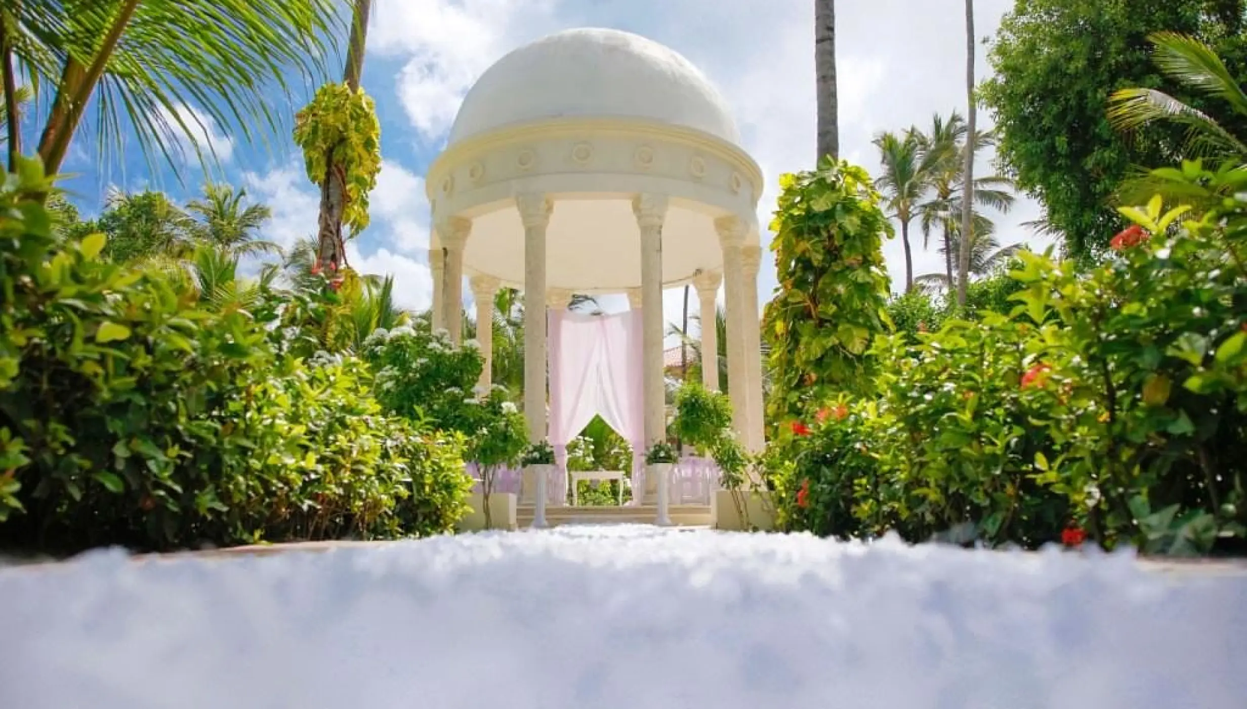 Garden gazebo at Majestic Elegance Punta Cana