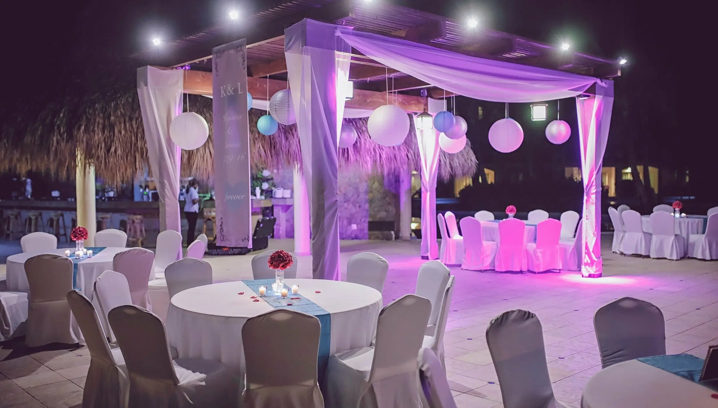 Wet bar terrace at Majestic Elegance Punta Cana