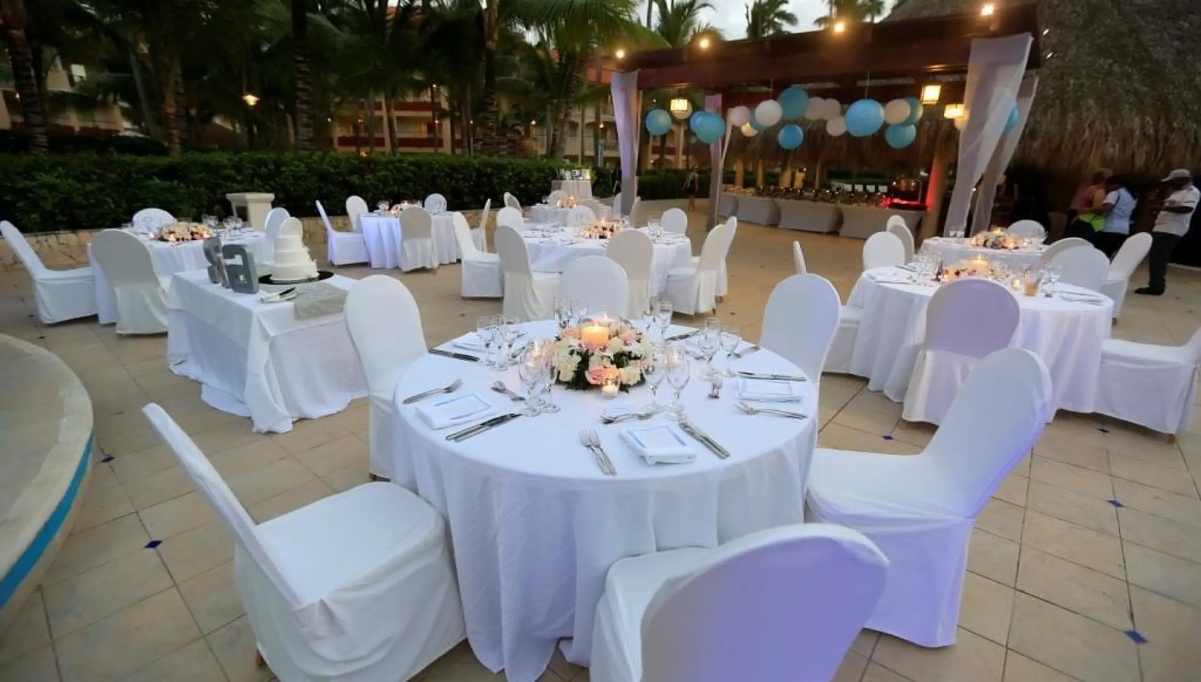 Wet bar terrace at Majestic Elegance Punta Cana