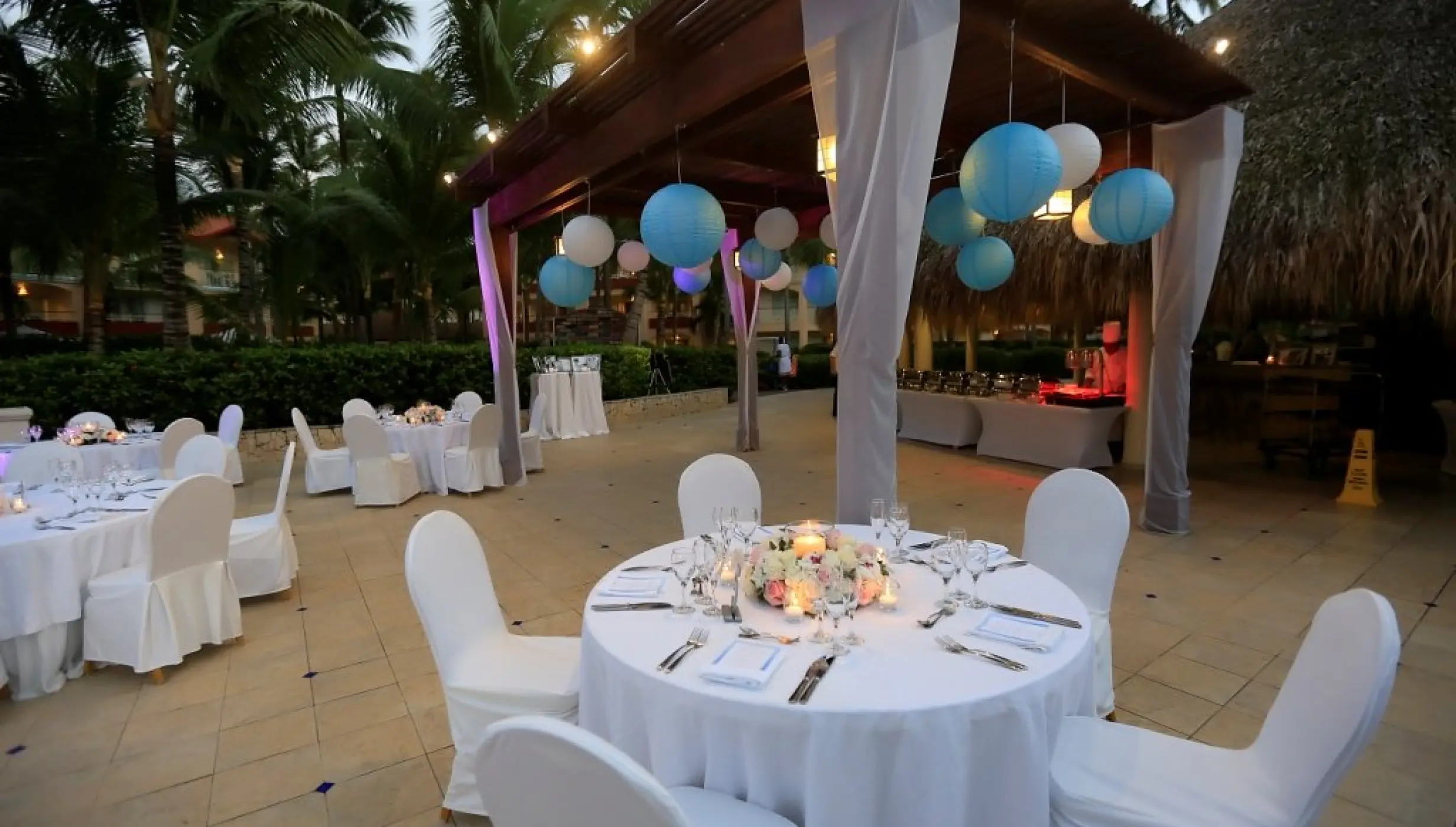 Wet bar terrace at Majestic Elegance Punta Cana