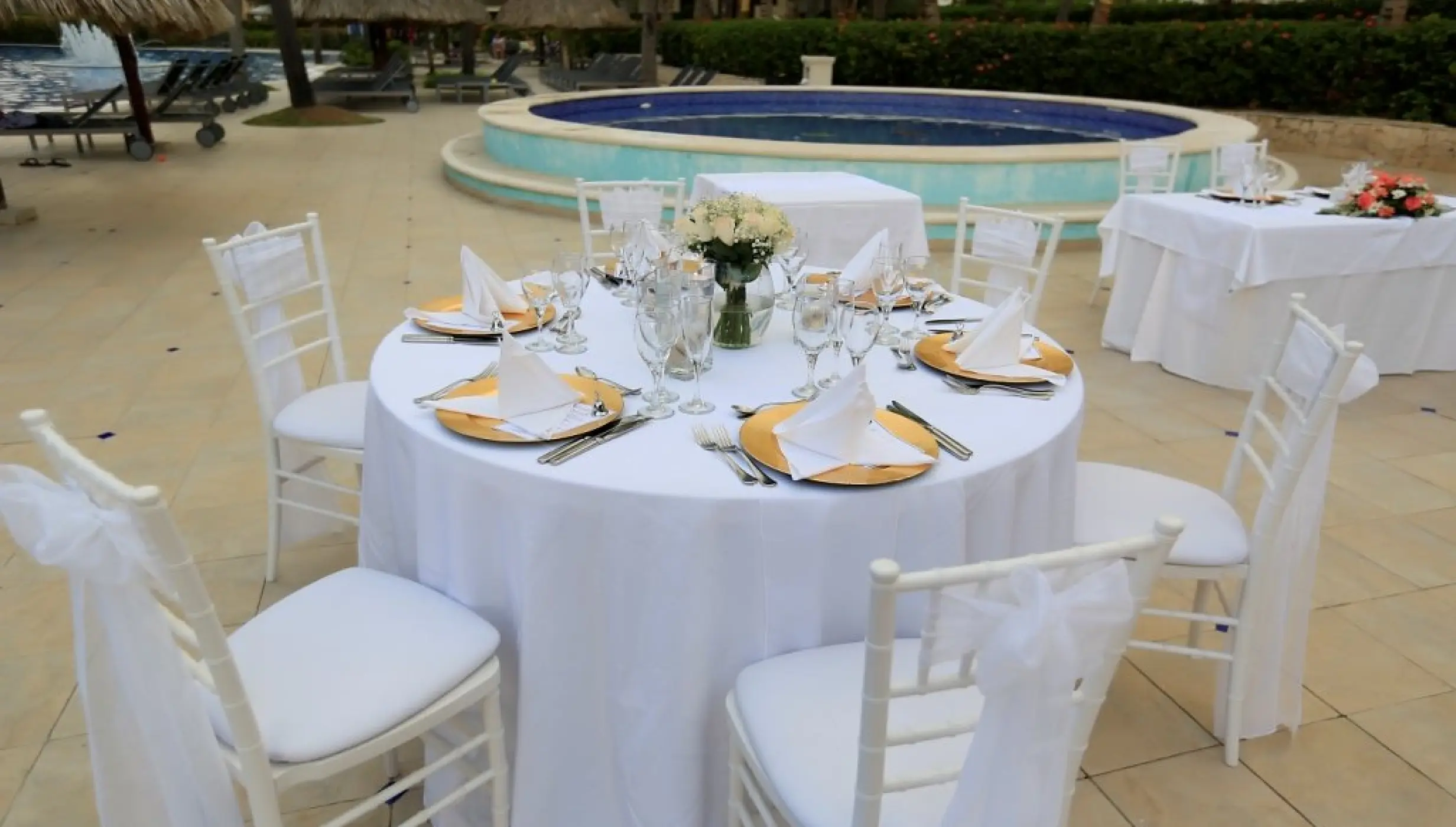 Wet bar terrace at Majestic Elegance Punta Cana