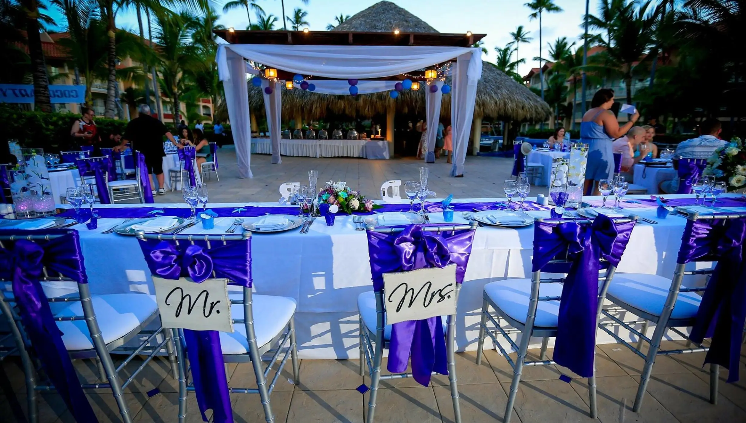 Wet bar terrace at Majestic Elegance Punta Cana