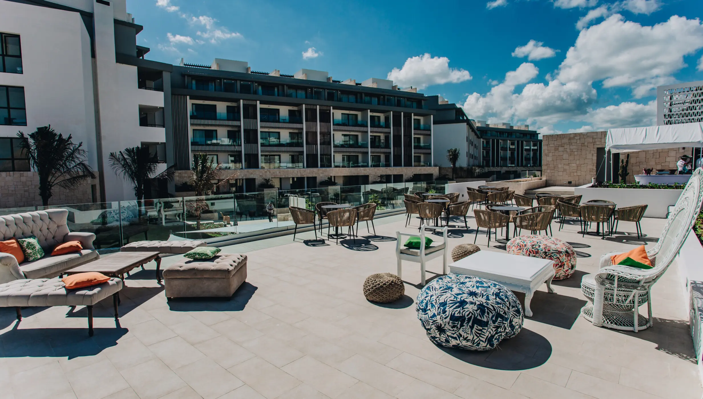 Sky terrace at Majestic Elegance Costa Mujeres