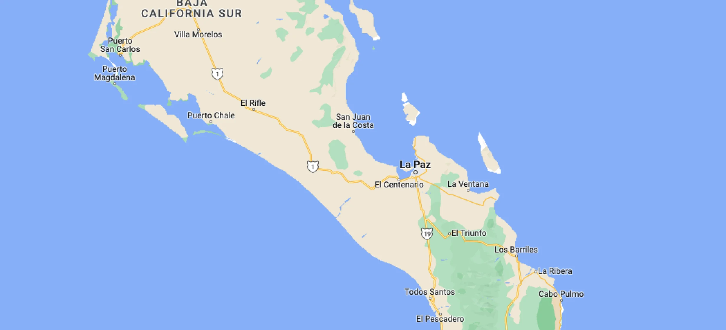 Google maps of Mar del Cabo Resort