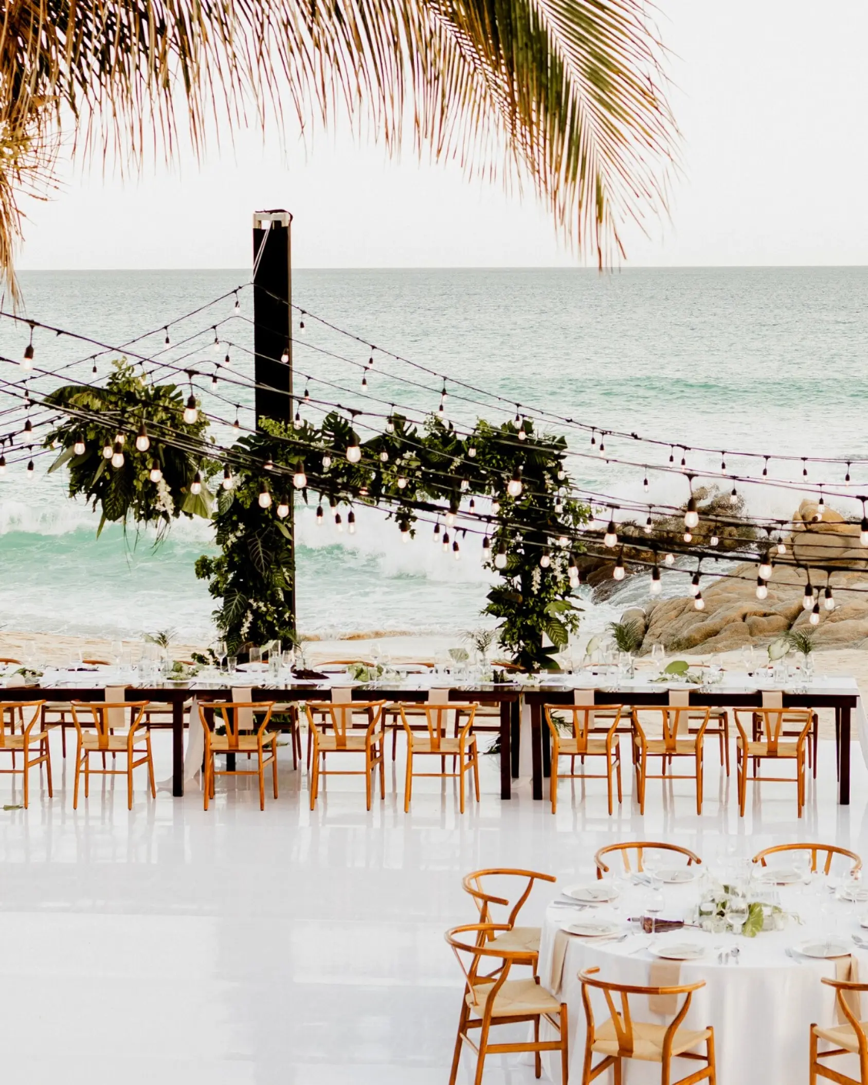 Patio del Mar wedding reception at Mar Del Cabo, Cabo San Lucas
