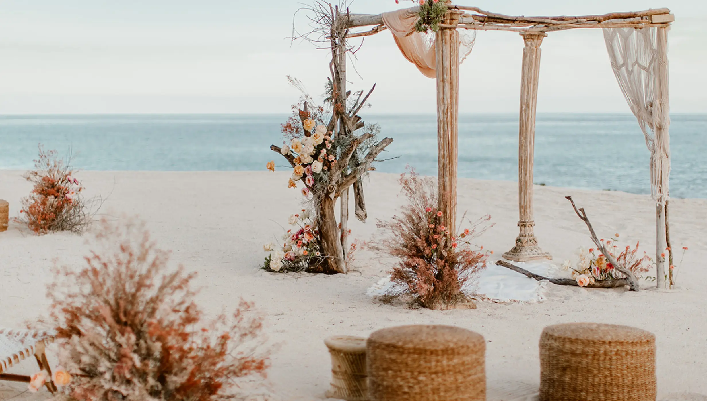 Ceremony on the beach at Mar del Cabo by Velas Resort