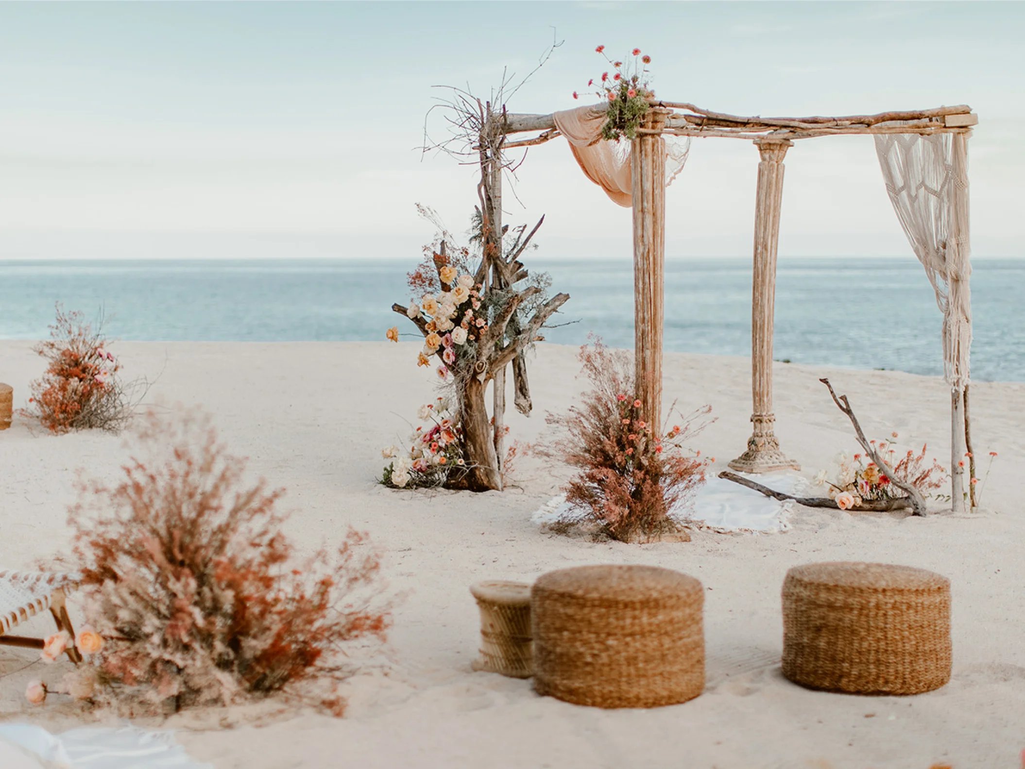 Ceremony on the beach at Mar del Cabo by Velas Resort