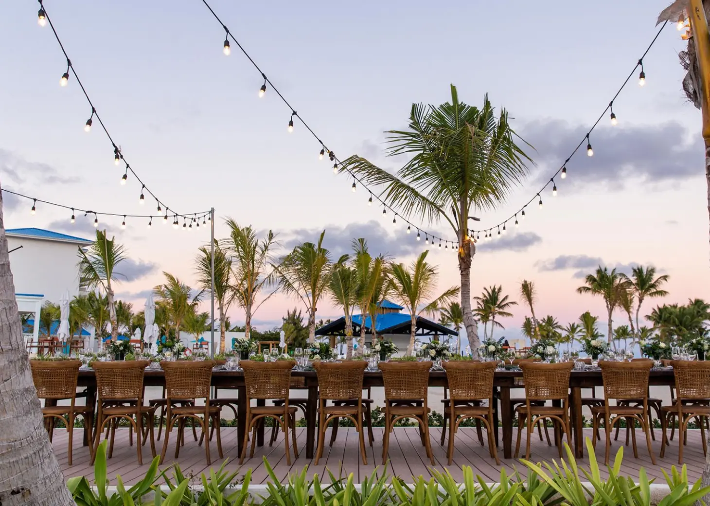 Dinner reception at Margaritaville Island Reserve Cap Cana