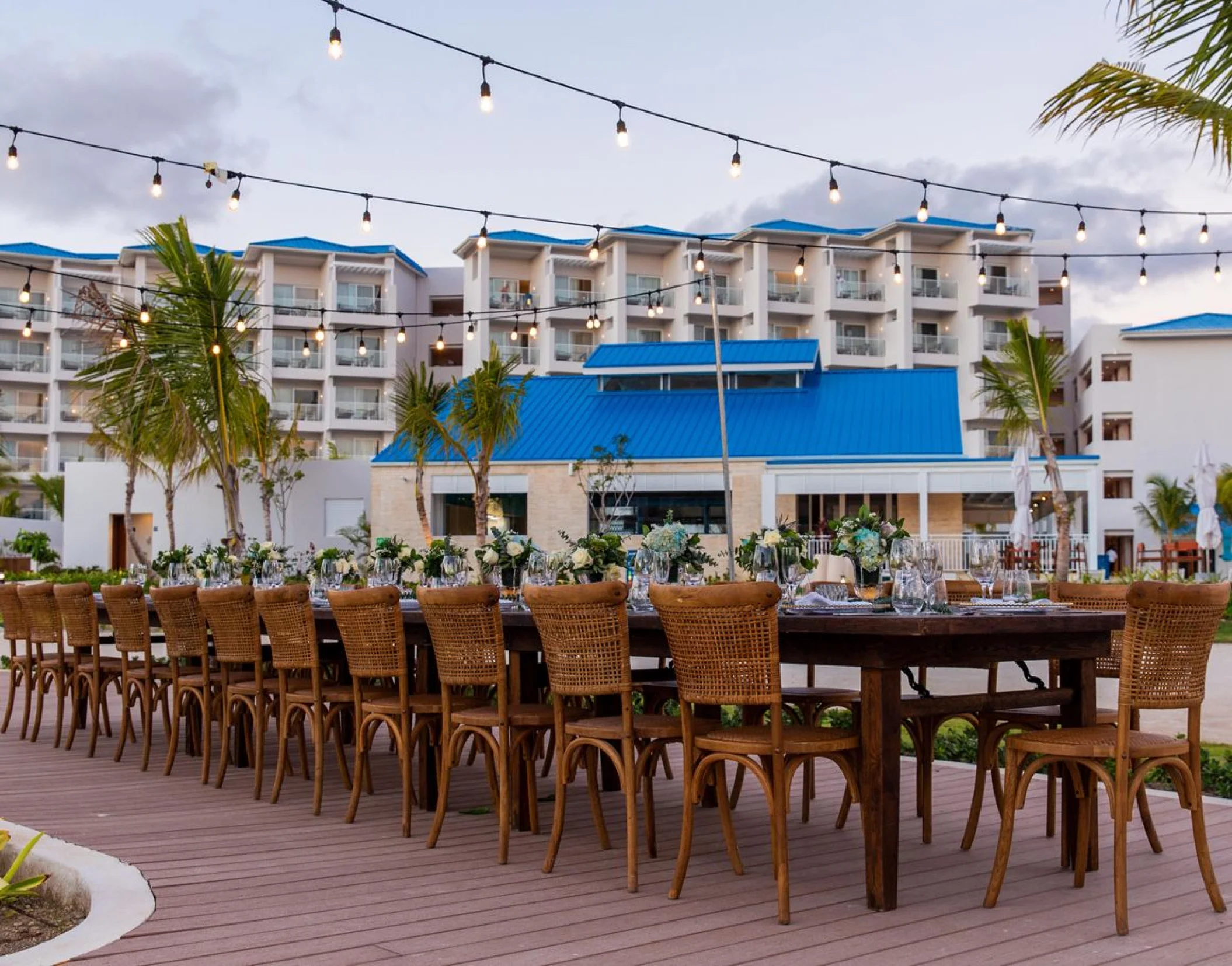 Dinner reception at Margaritaville Island Reserve Cap Cana