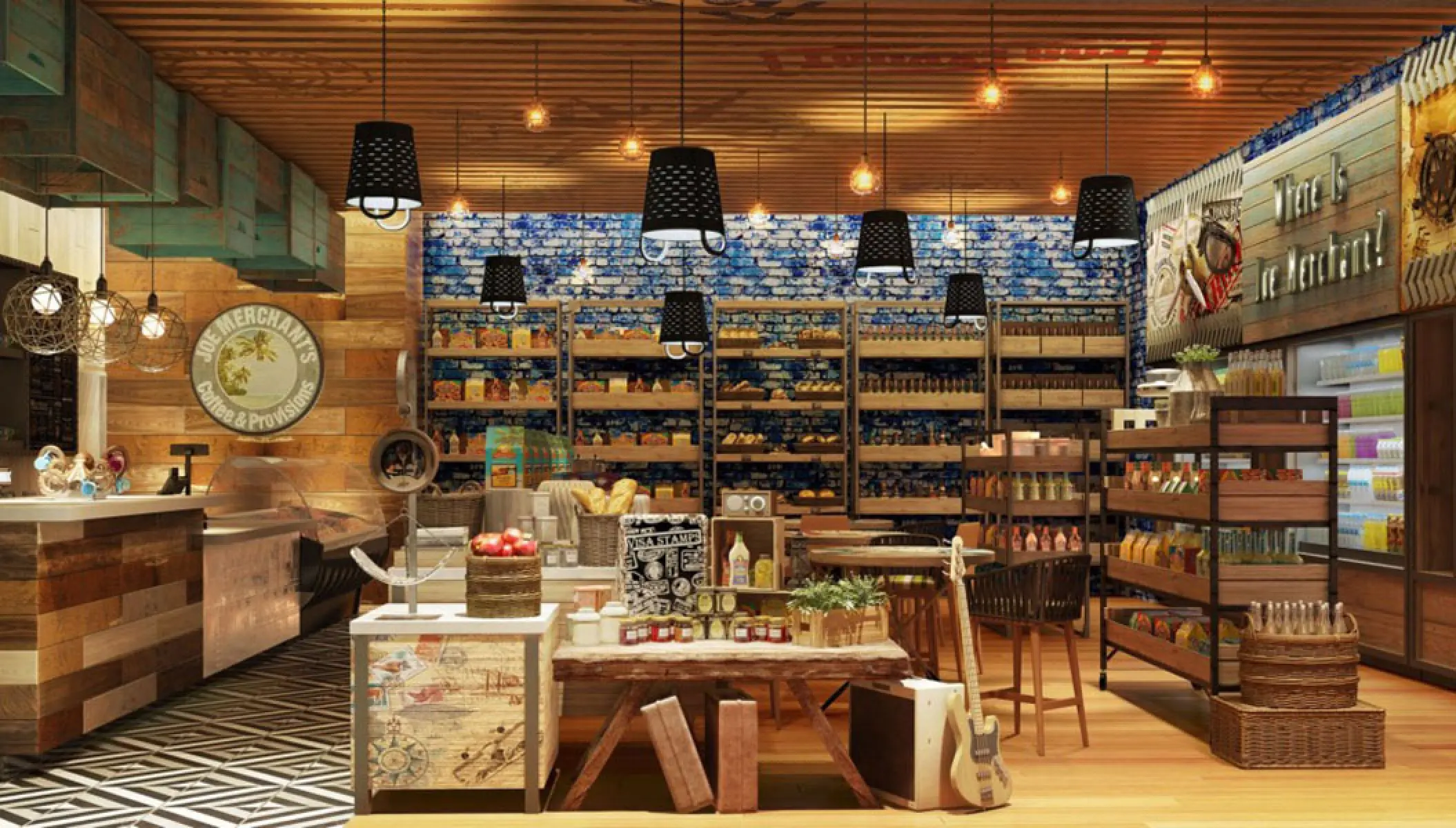 Joe Merchant's Coffee & Provisions shop at Margaritaville Island Reserve Riviera Maya