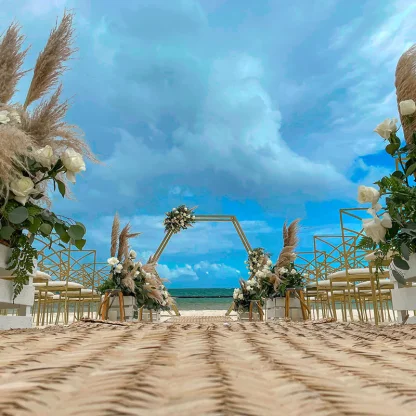 Beach venue at Margaritaville Island Reserve Riviera Cancun.