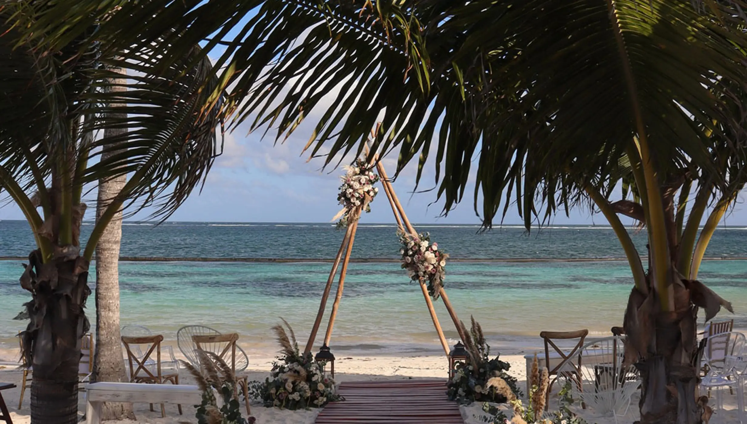 Beach venue at Margaritaville Island Reserve Riviera Cancun.