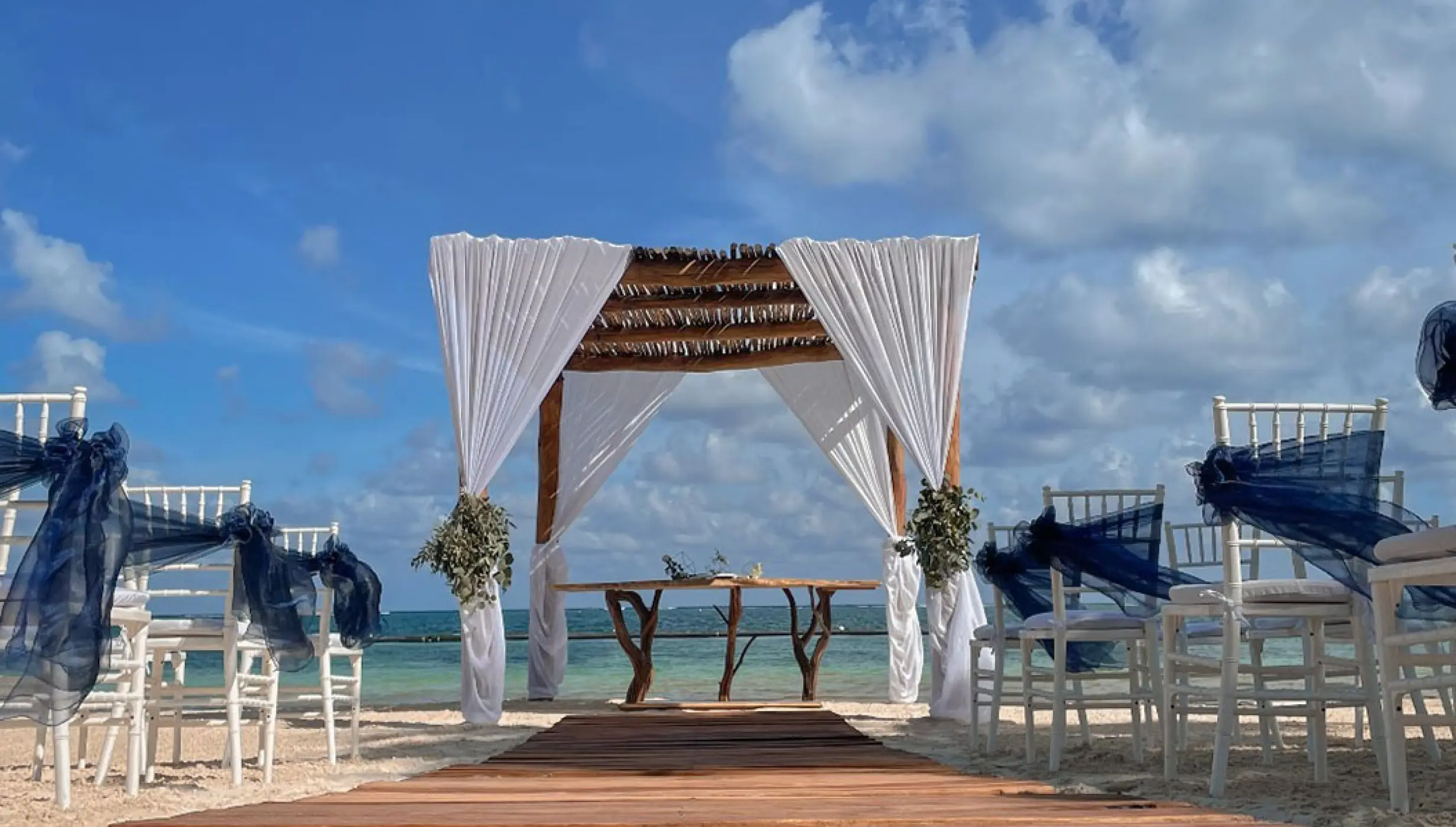 Beach Gazebo venue at Margaritaville Island Reserve Riviera Cancun.