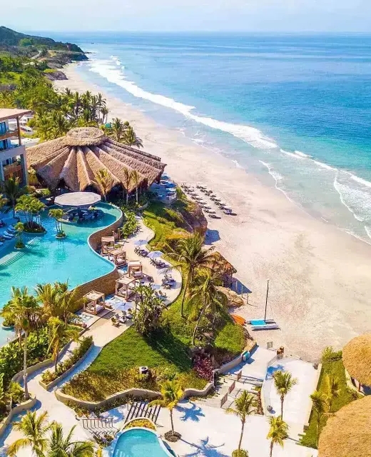 Aerial view at Marival Armony Luxury Resort & Suites