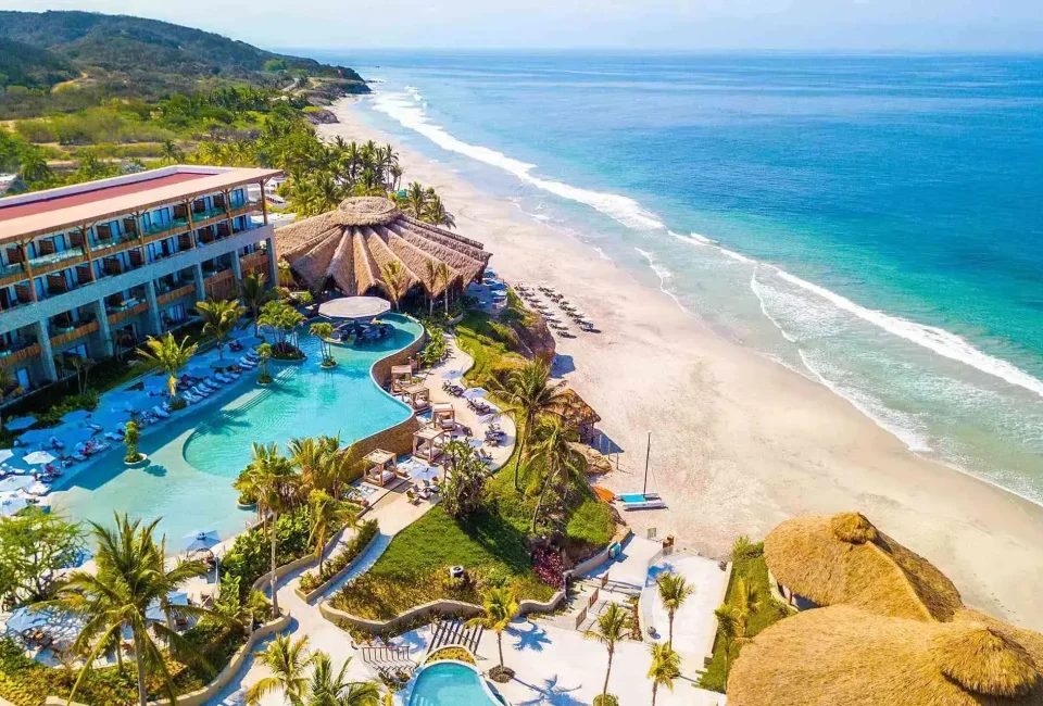 Aerial view of Marival Armony Luxury Resort & Suites