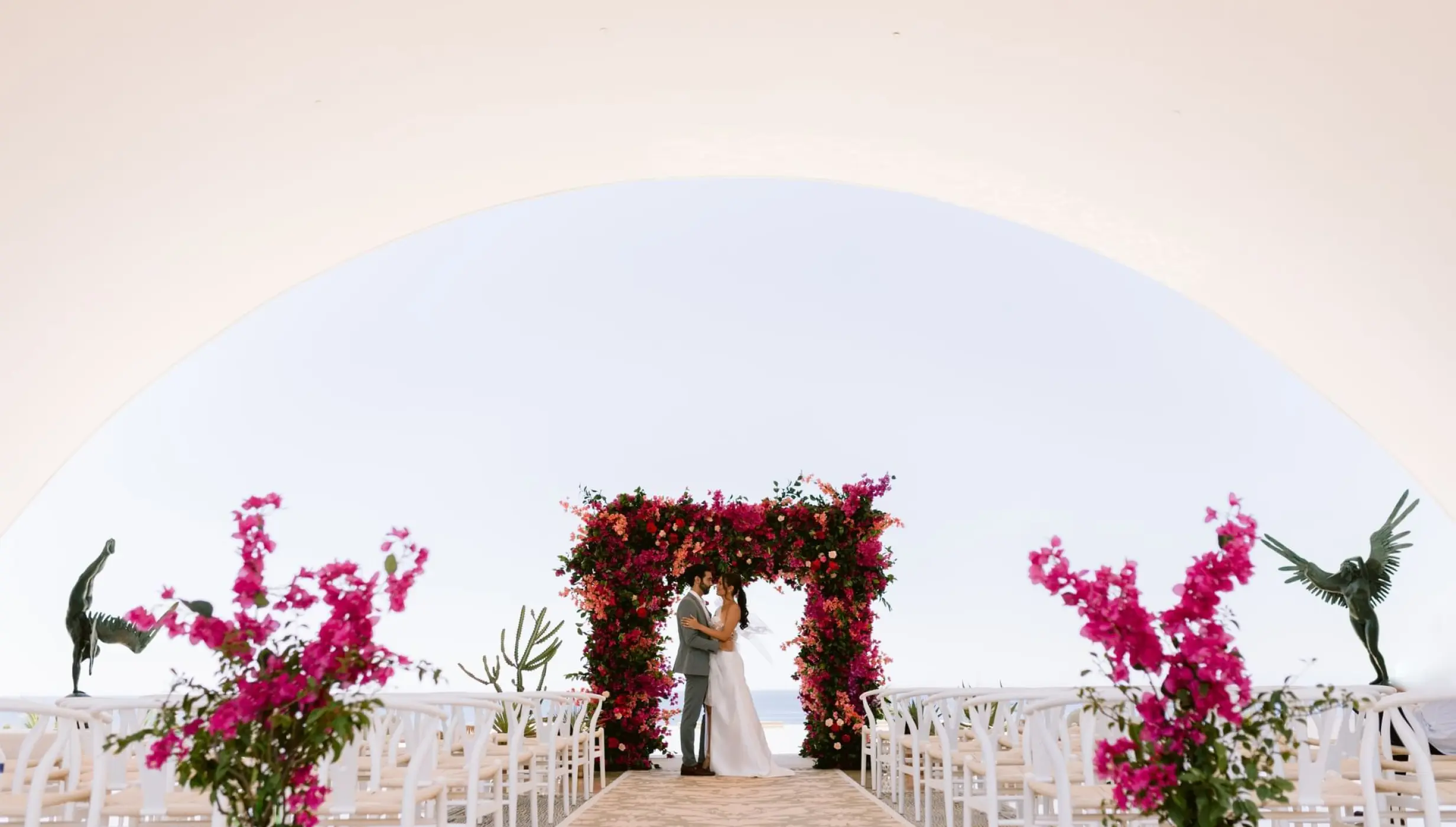Ceremony on the lobby venue at Marquis Los Cabos