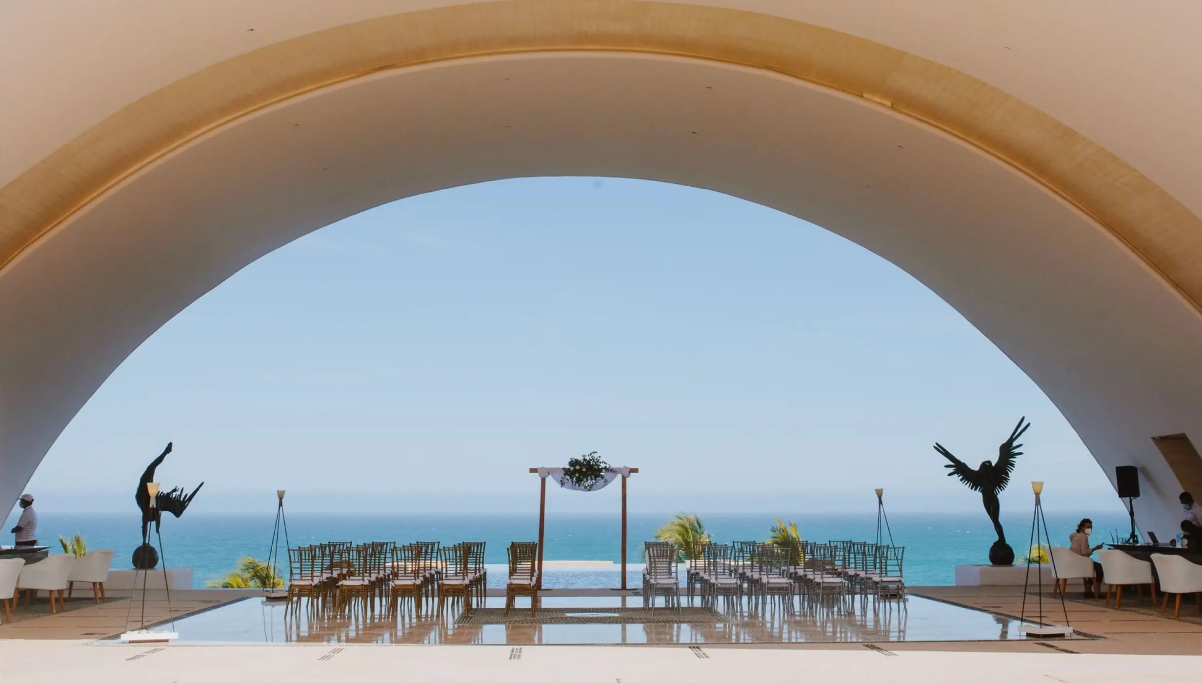 the lobby venue at Marquis Los Cabos