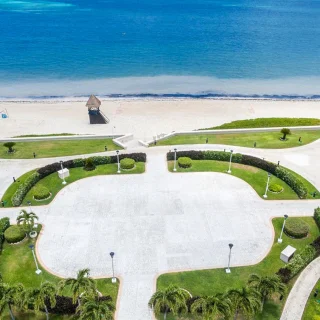 Lake terrace weddings venue at Moon Palace Resort Cancun
