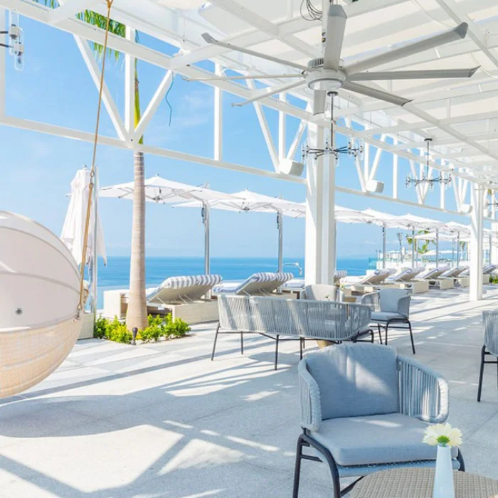 Gastronomy, and culinary at Hotel Mousai Puerto Vallarta. The rooftop South restaurant.