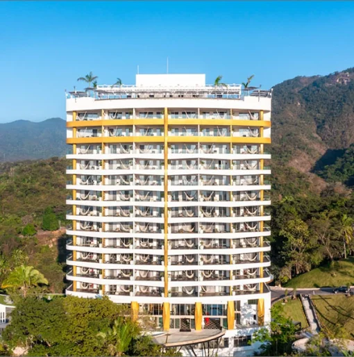 Hotel Mousai Puerto Vallarta south tower.