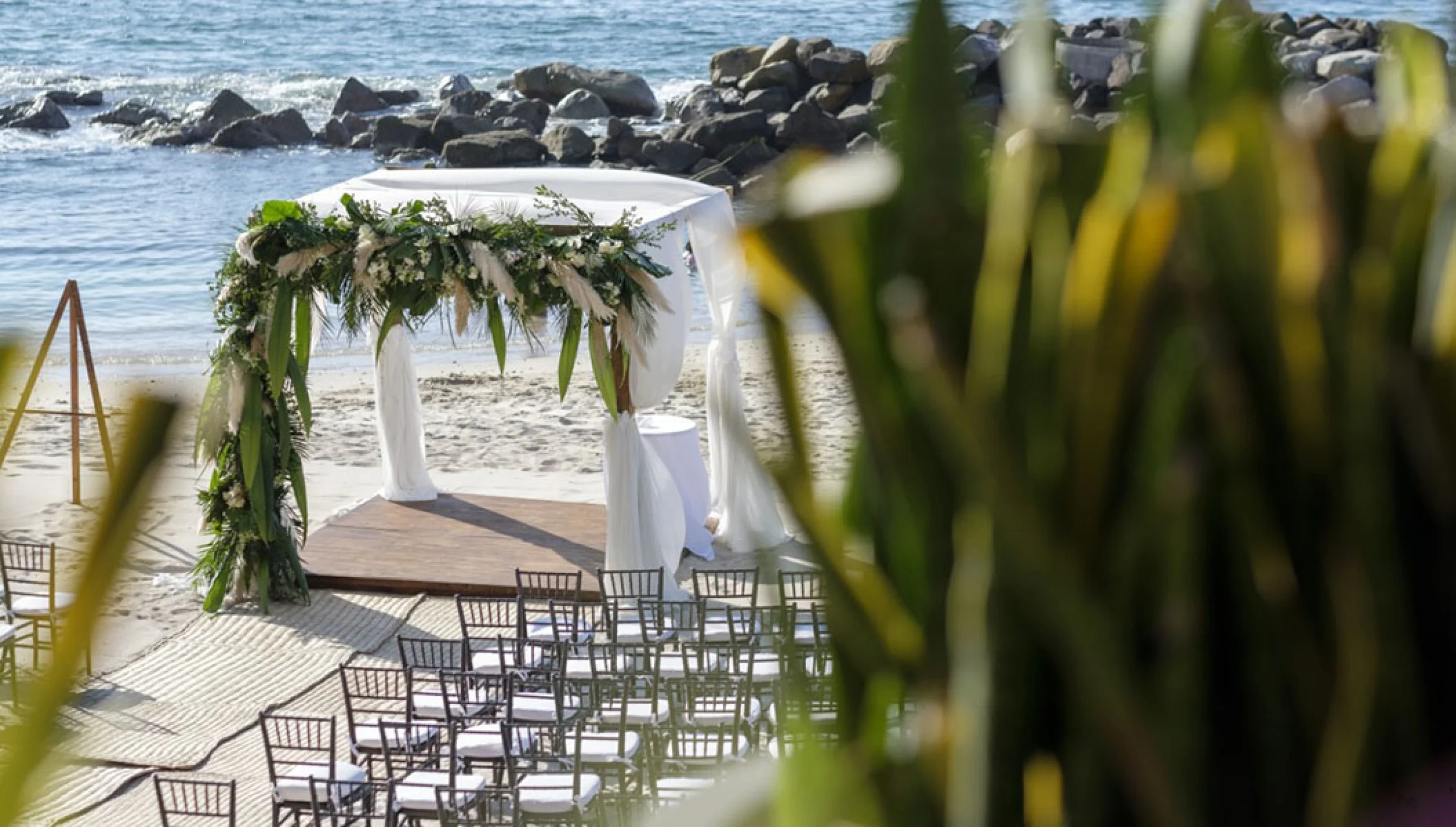 Hotel Mousai Beach Wedding Venue.