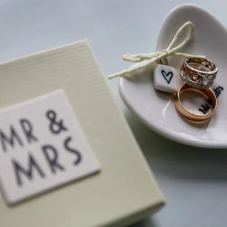 Groom And Bride Wedding Bands