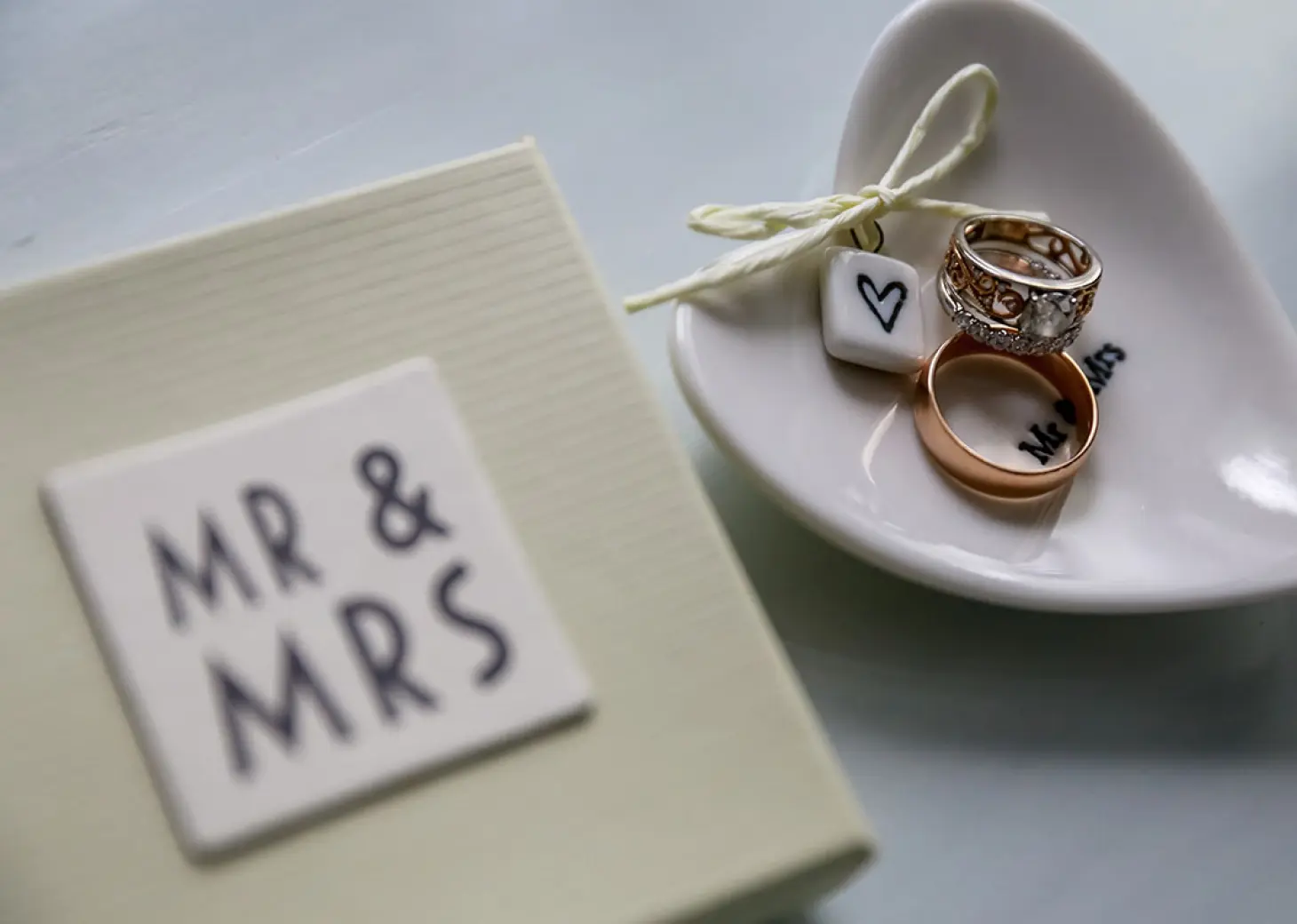 Groom And Bride Wedding Bands.