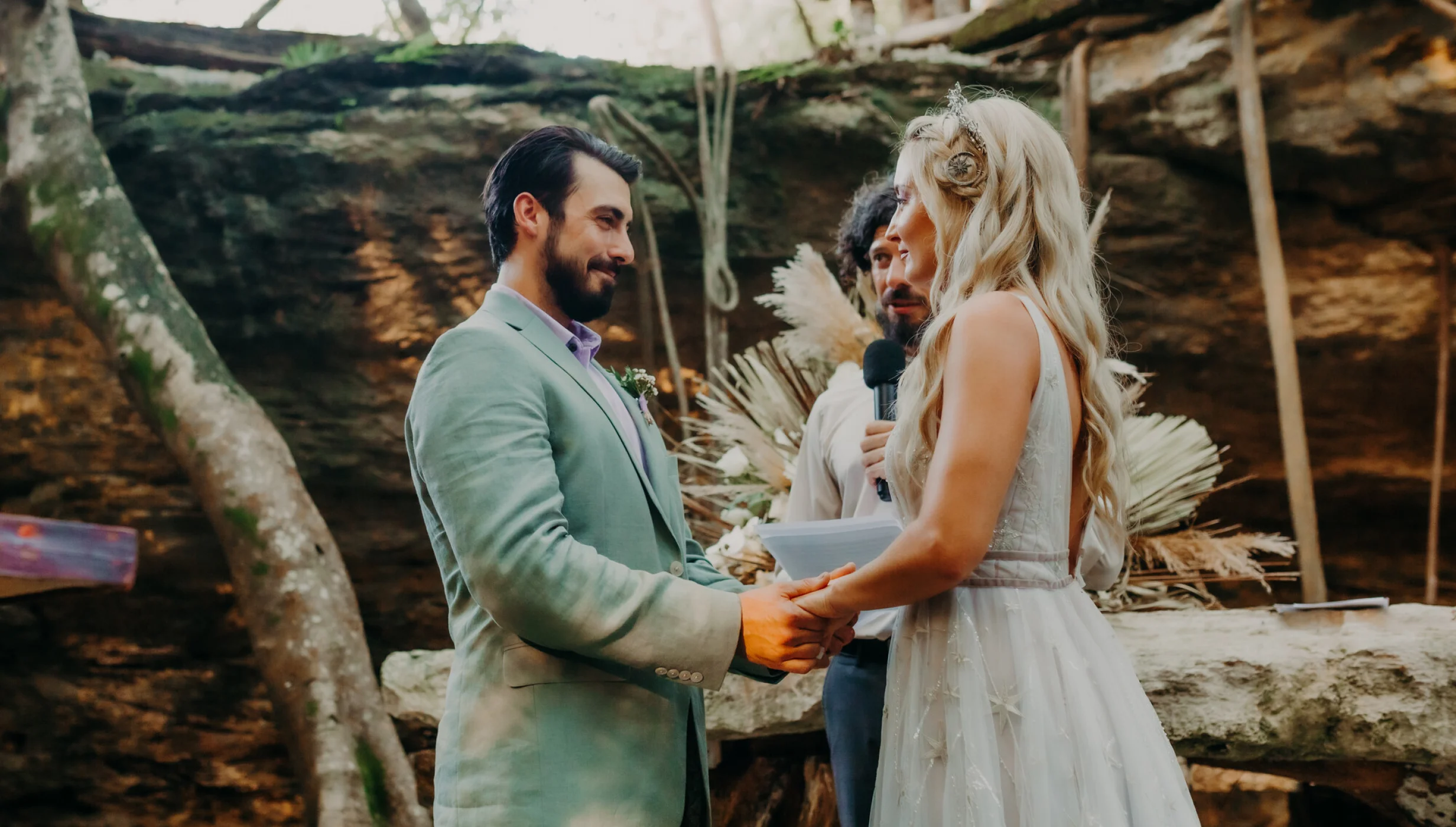 Ceremony on the cenote bonanza