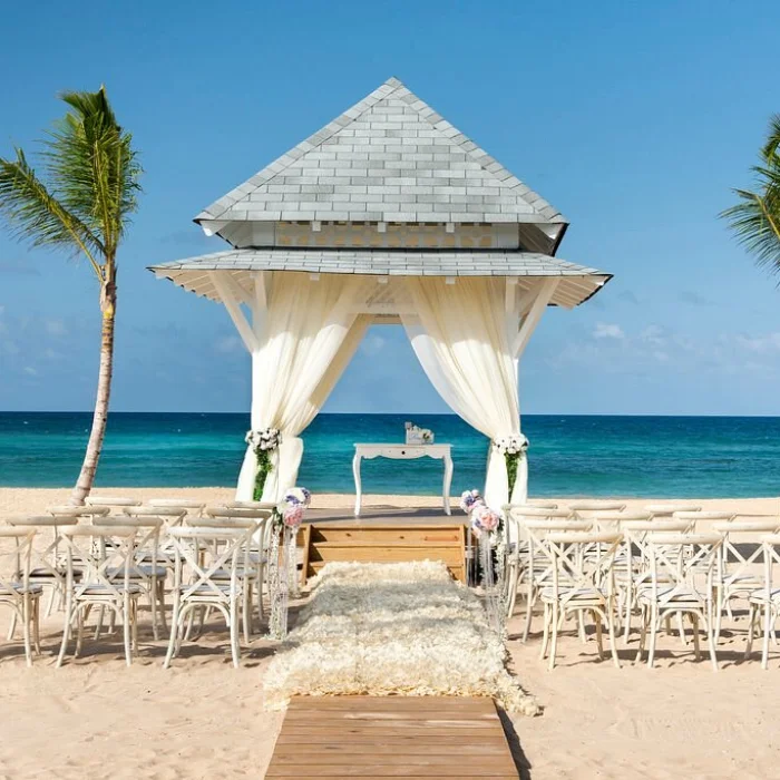Beachfront gazebo at Nickelodeon Hotels & Resorts Punta Cana