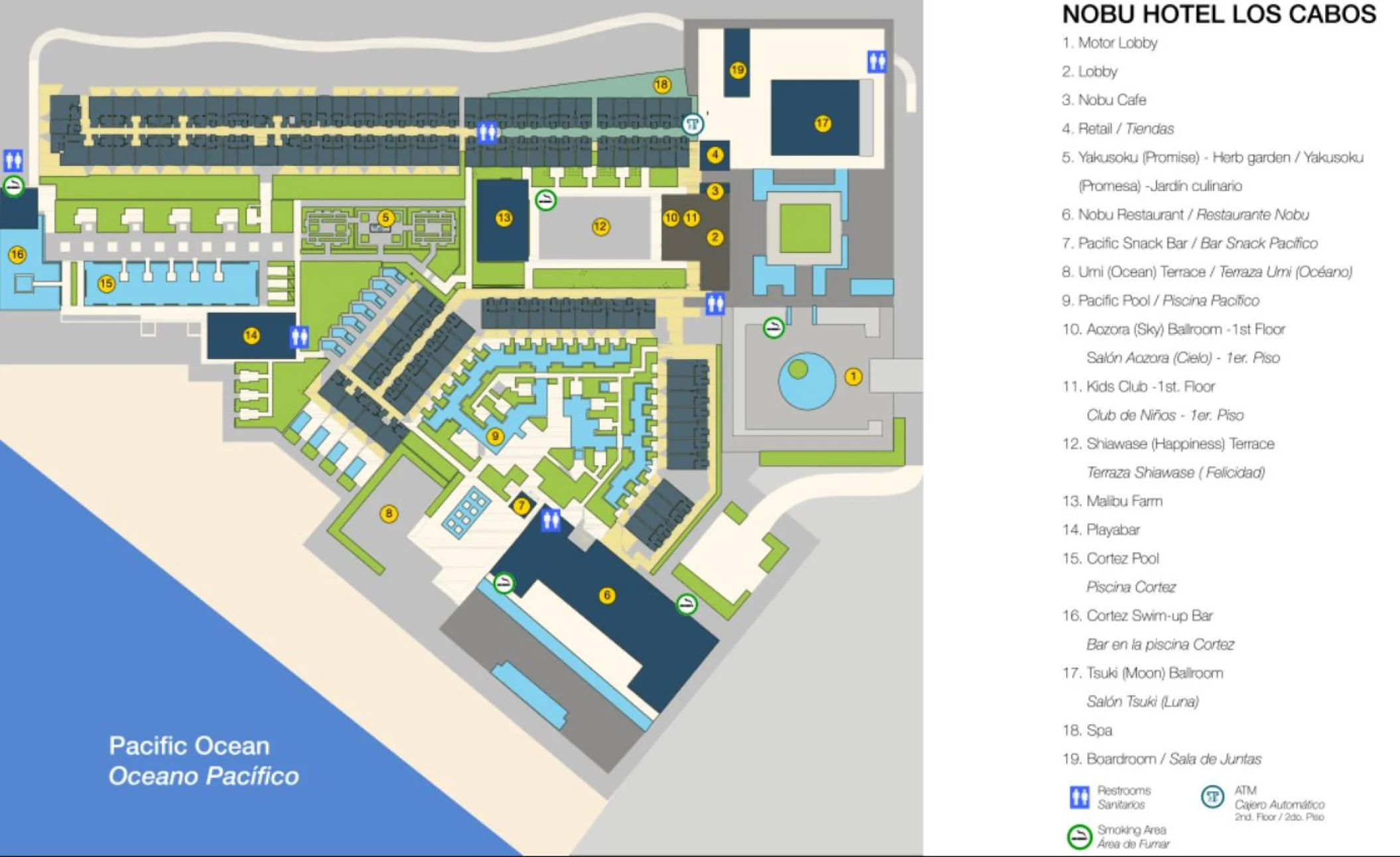 Google maps of Nobu Hotel Los Cabos