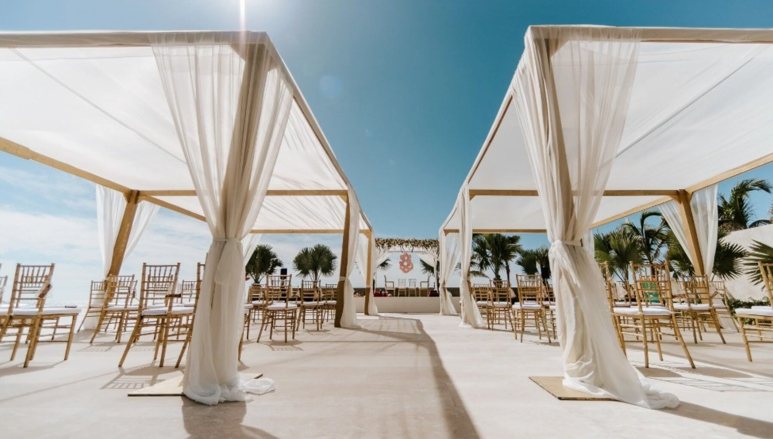 Shiawase terrace wedding venue at Nobu Los Cabos