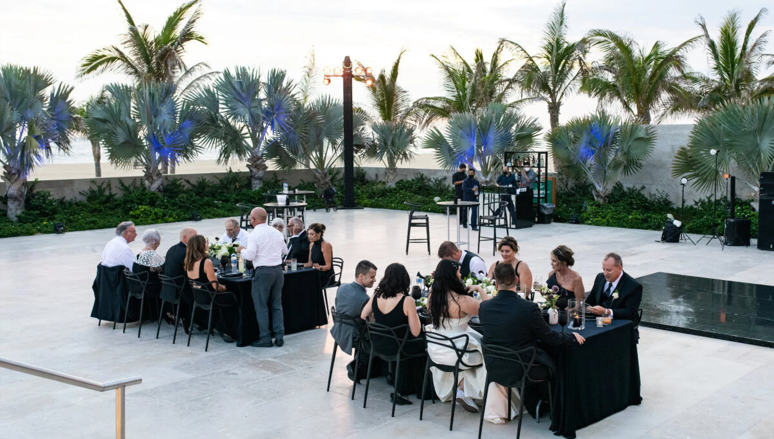 Shiawase terrace wedding venue at Nobu Los Cabos