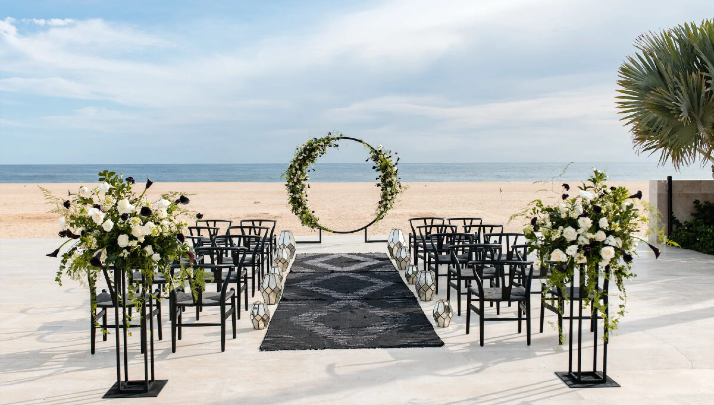 Shiawase terrace wedding venue at Nobu Los Cabos