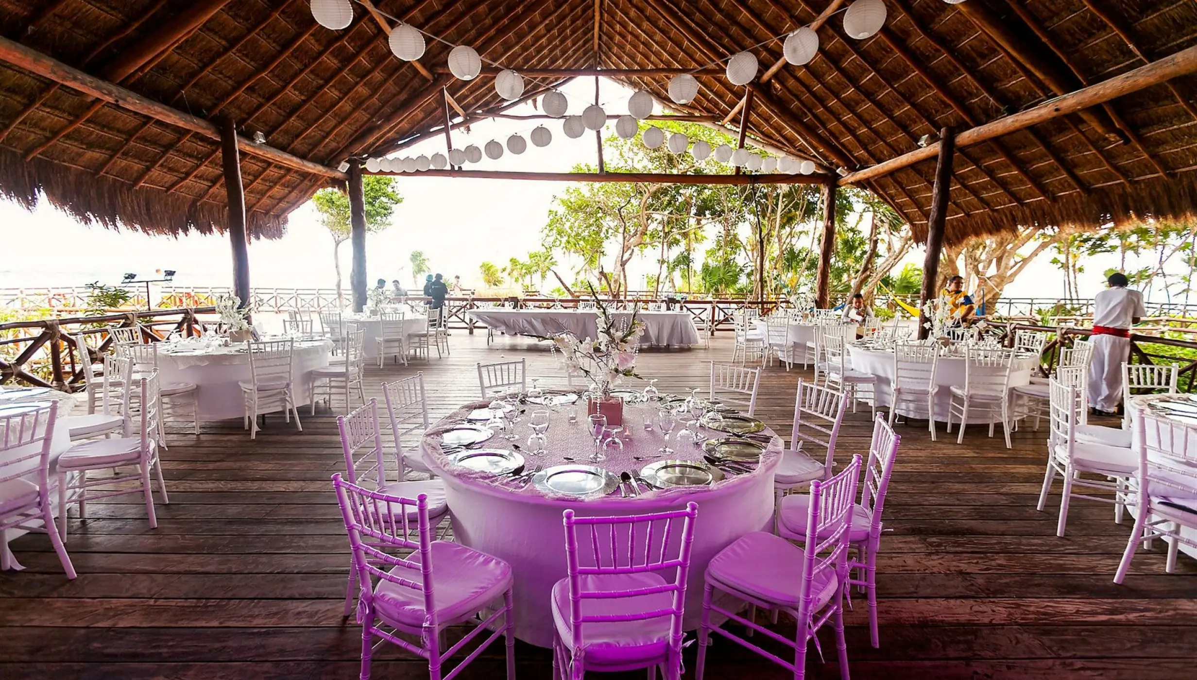 Beach club at Occidental at Xcaret destination