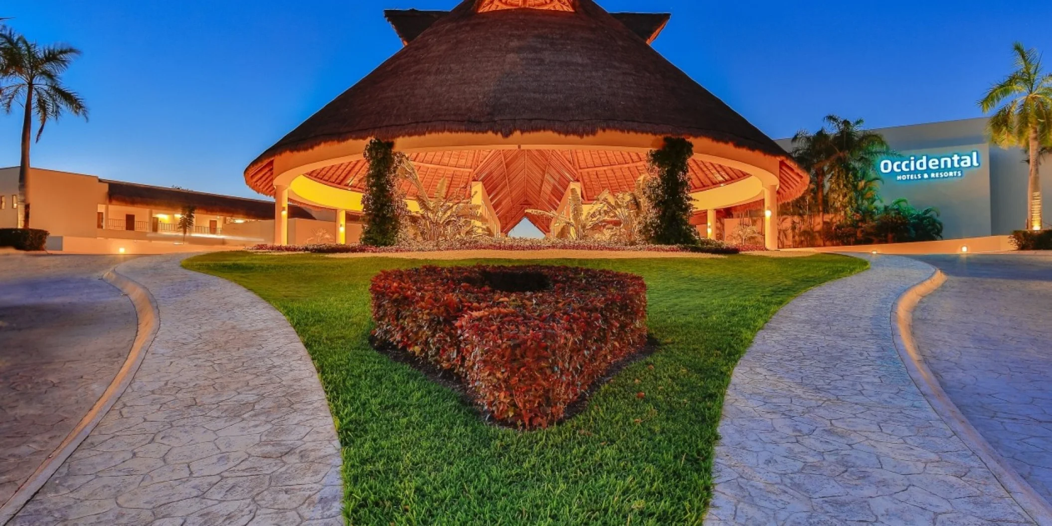 Occidental at Xcaret Destination resort entrance