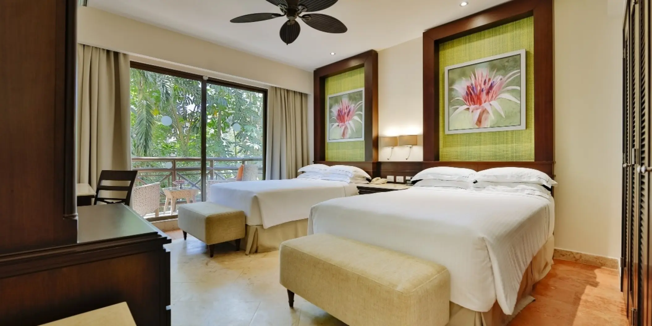 Two king bedroom with private balcony at Occidental at Xcaret Destination, Playa Del Carmen