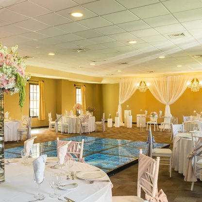 Ocean Coral and Turquesa Hotel Convention Center Wedding setup