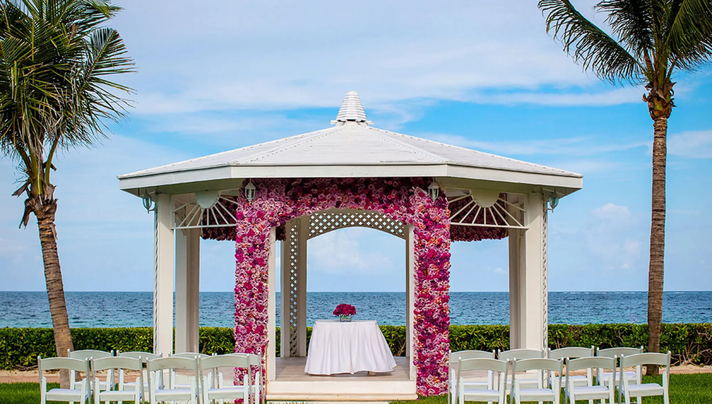 Garden Gazebo Wedding venue at Ocean Coral Turquesa Resort by H10