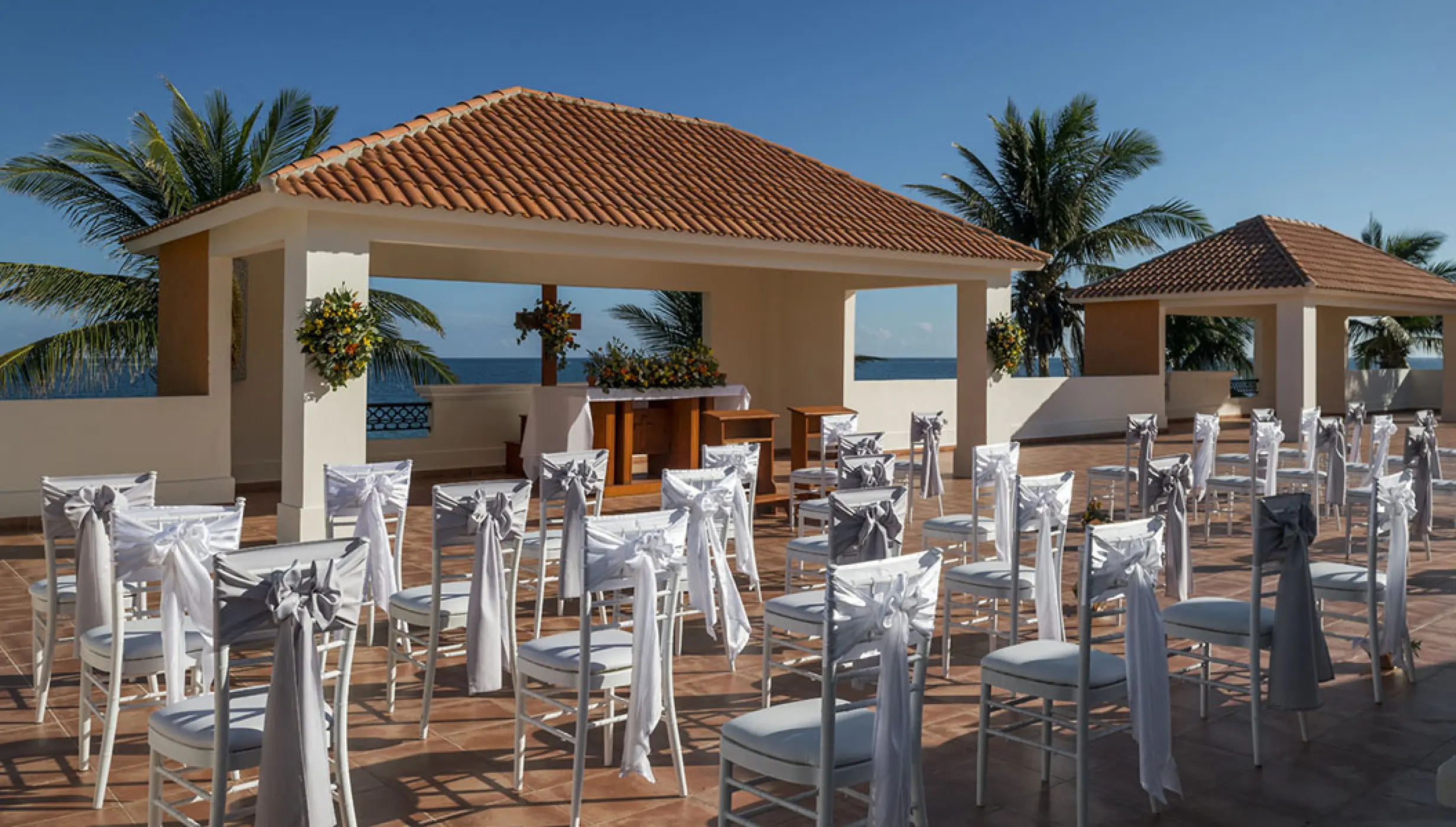 Turquesa Chapel Wedding venue at Ocean Coral and turquesa resort.
