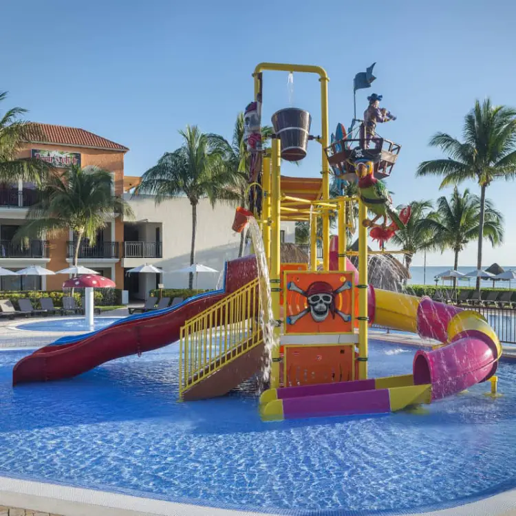 H10 Ocean Coral & Turquesa kids water park with slides and pirate theme, Riviera Maya