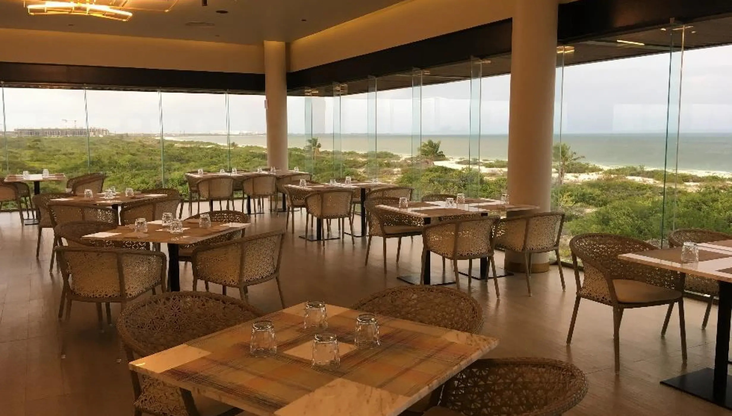 Dinner reception in Poseidon Terrace at Grand Palladium Costa Mujeres