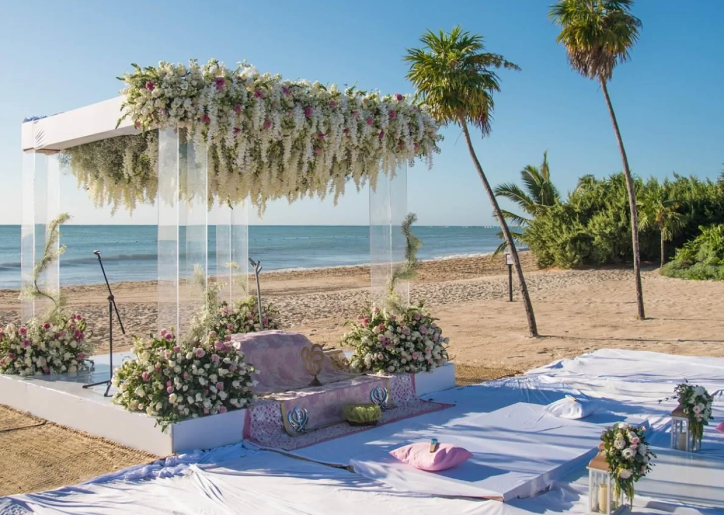 Paradisus Cancun wedding Ceremony beach venue