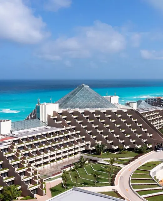 Paradisus Cancun aerial view