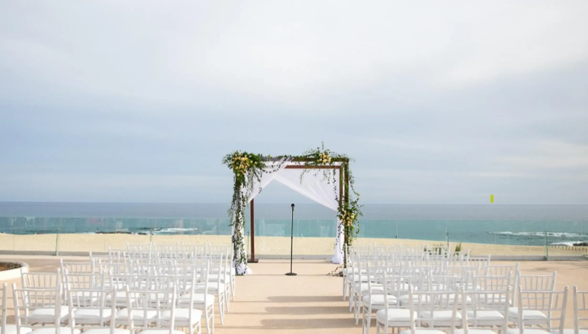 Ceremony in the ocean terrace at Paradisus Los Cabos
