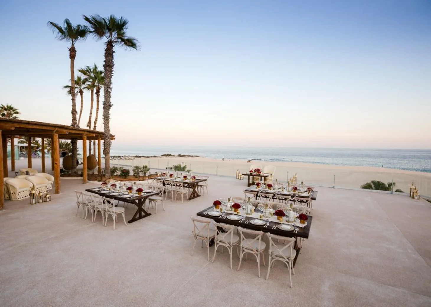 dinner reception at paradisus los cabos