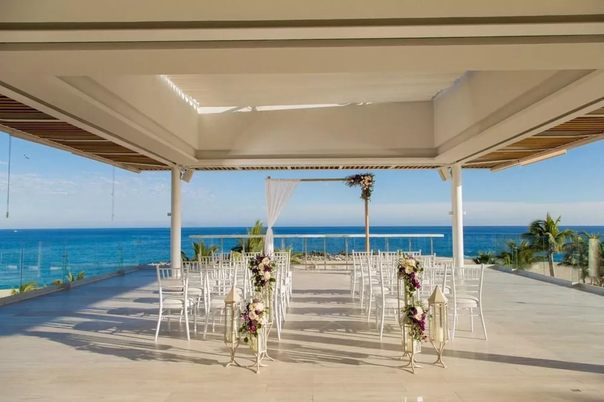 Dinner reception in Gabi Sky Bar at Paradisus Los Cabos